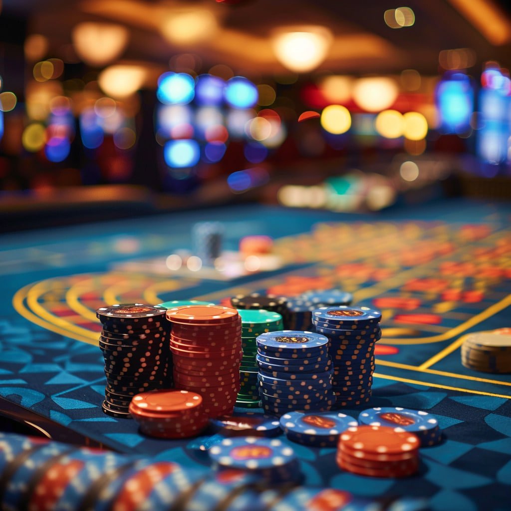 Live Baccarat table with dealer and multi-camera view showing cards and felt